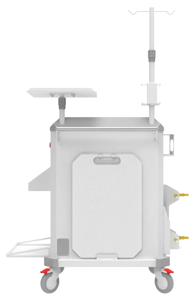 Carrinho de emergência BCT Basic Cart 005 da Udow Tecnologia