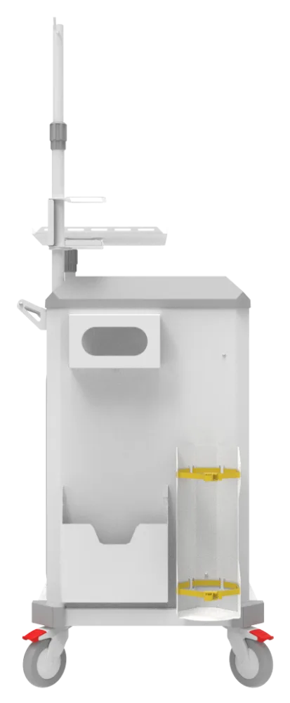 Carrinho de emergência BCT Basic Cart 005 da Udow Tecnologia