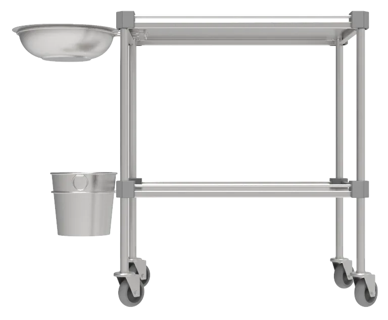 Carrinho de curativo BDC Basic Dressing Cart 001 da Udow Tecnologia