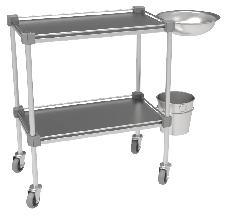 Carrinho de curativo BDC Basic Dressing Cart 001 da Udow Tecnologia