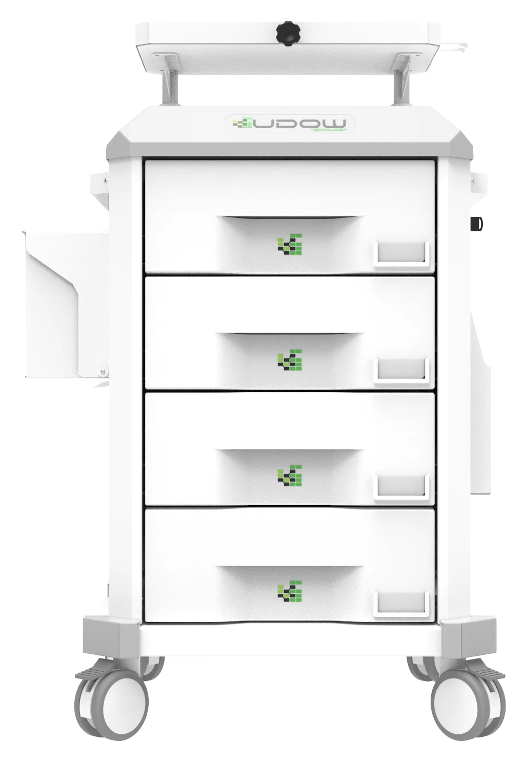 Carrinho beira-leito BDP Basic Dispenser 004 da Udow Tecnologia