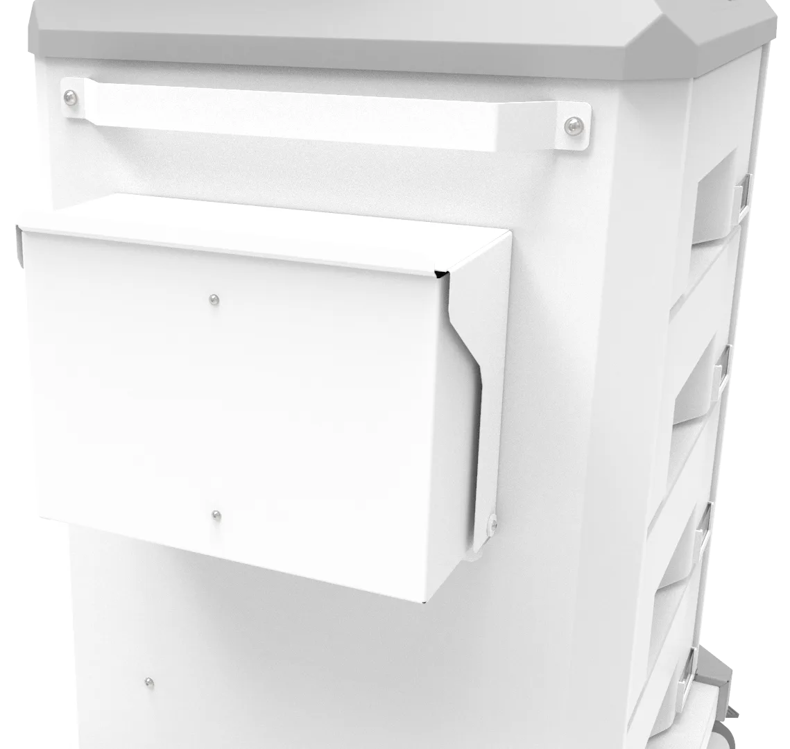 Carrinho beira-leito BDP Basic Dispenser 004 da Udow Tecnologia