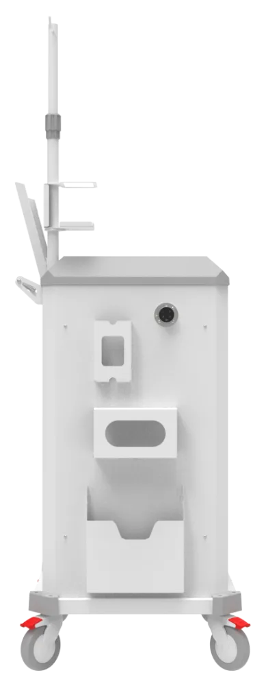 Carrinho beira-leito BDP Basic Dispenser 005 da Udow Tecnologia