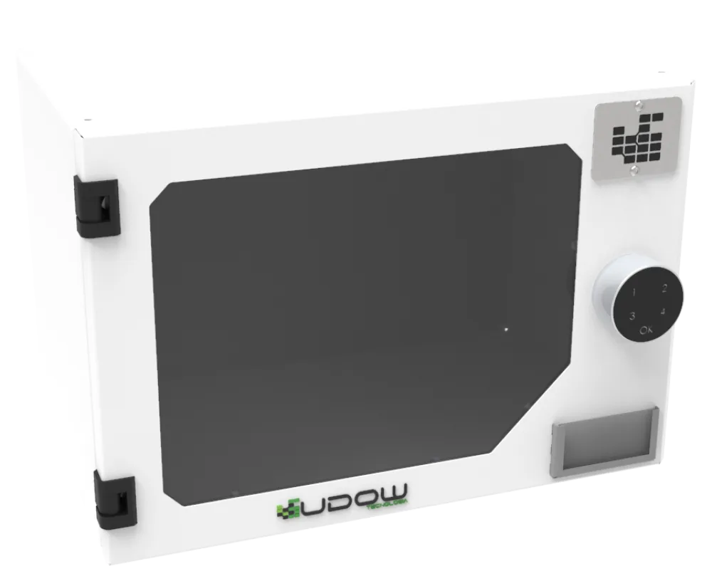 Caixa de guarda segura SGB Safe Guard Box 001 da Udow Tecnologia